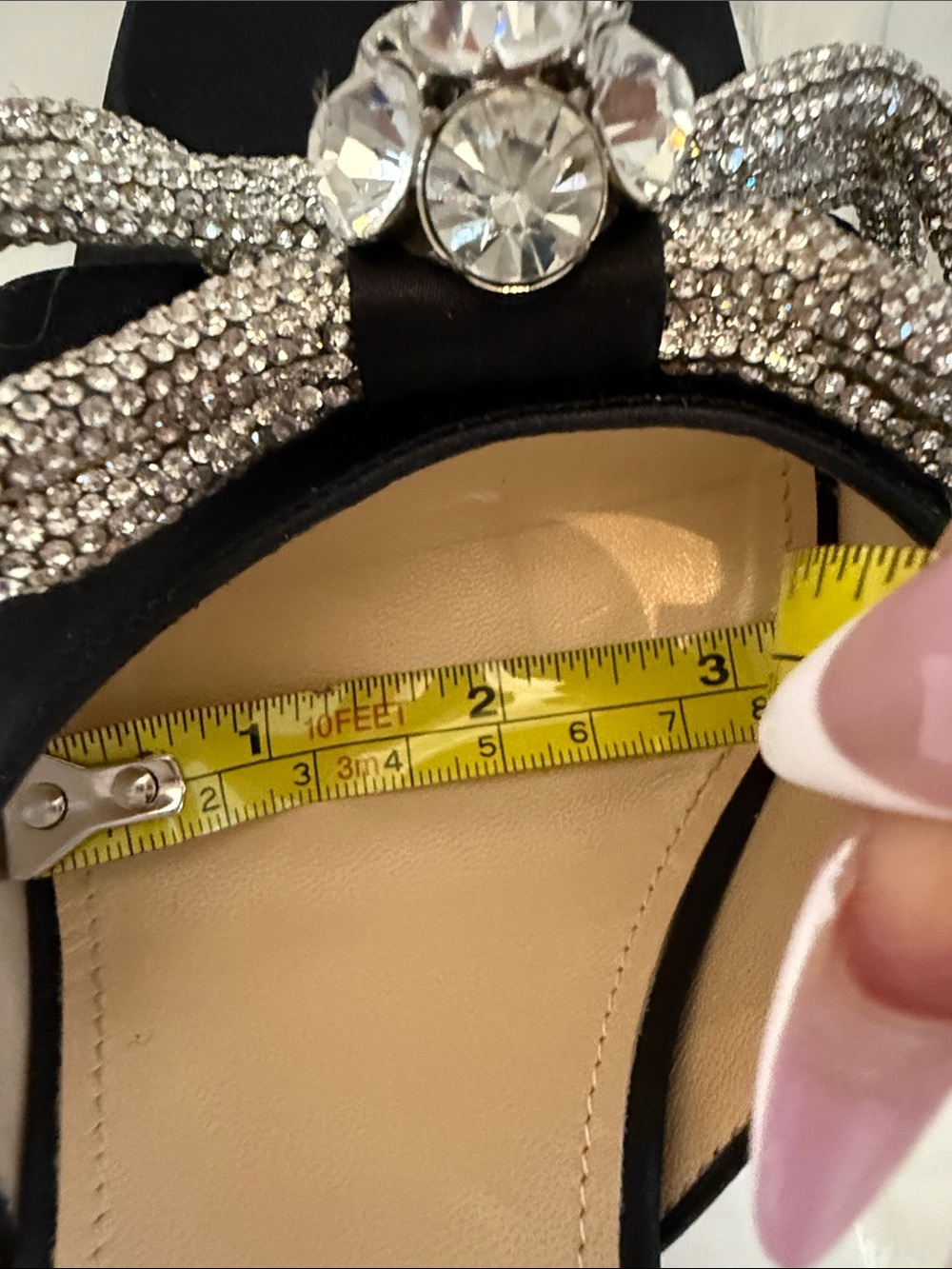 MACH & MACH Black Heels with Silver Embellishments 39 1/2 - Picture 13 of 13